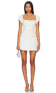 SAU LEE Annabelle Dress in White from Revolve.com | Revolve Clothing (Global)