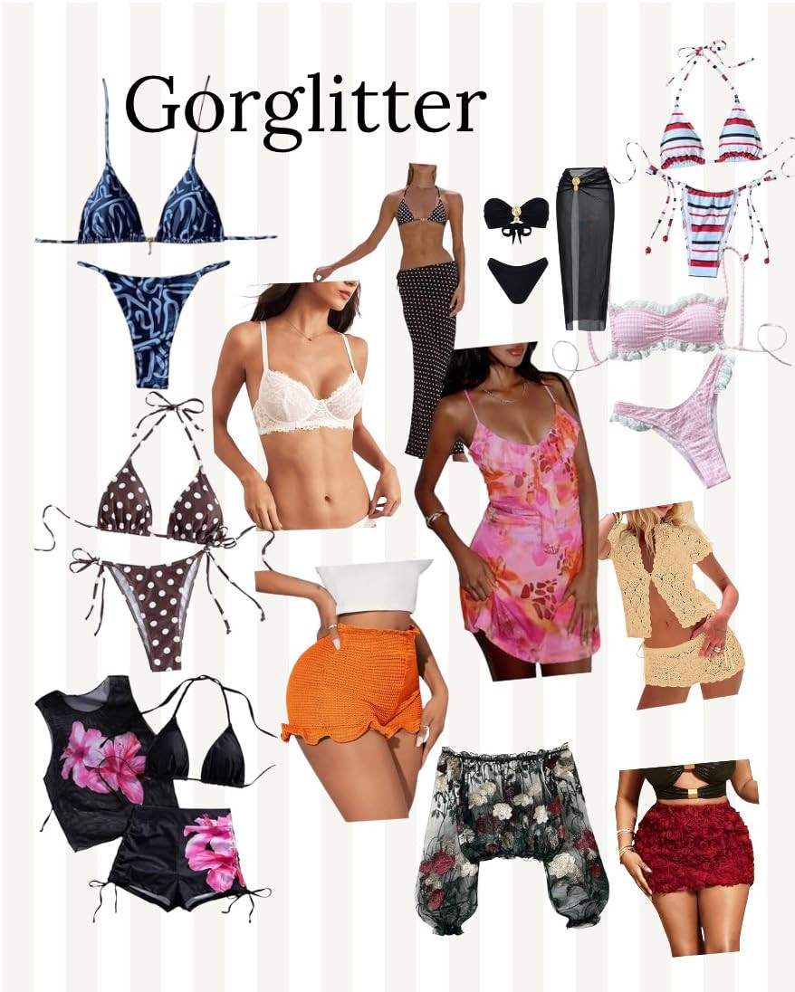 Sun-kissed and shore-ready. This Gorglitter collection features playful printed bikinis, breezy crochet sets, and romantic floral meshes perfect for your next beach escape. #BeachVibes #SwimwearStyle #LTKtravel 

 #LTKdayinmylife #LTKgrwm #LTKootd