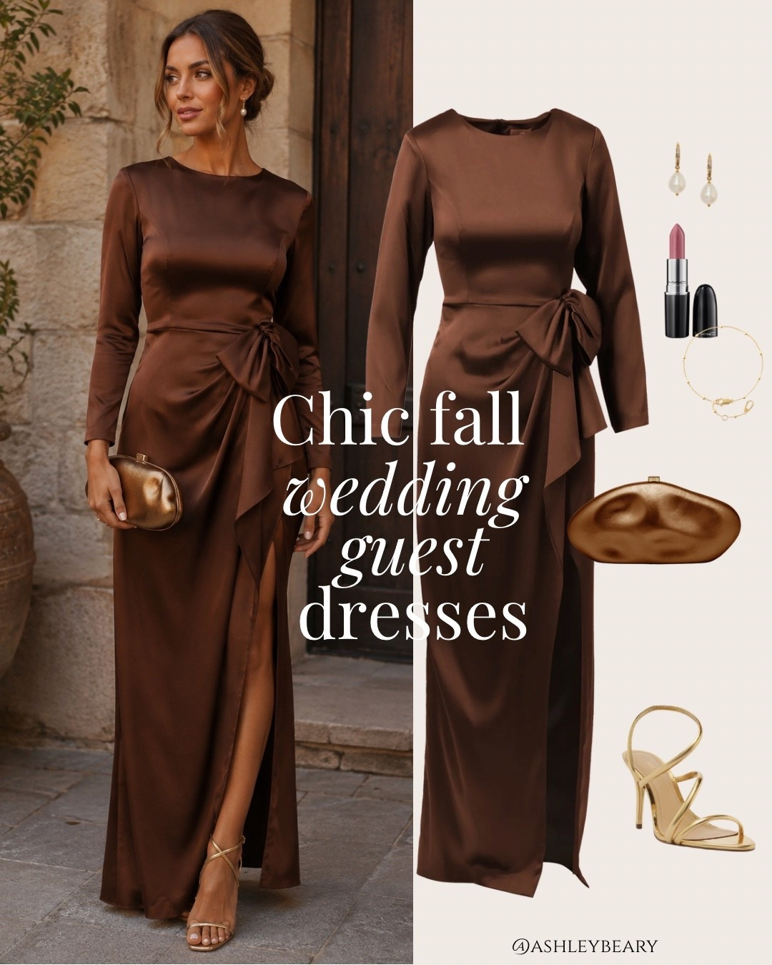 Nordstrom Adrianna Papell new Fall wedding guest dress! 

Fall wedding 
Formal gown 
Brown maxi

#LTKSeasonal #LTKWedding #LTKootd