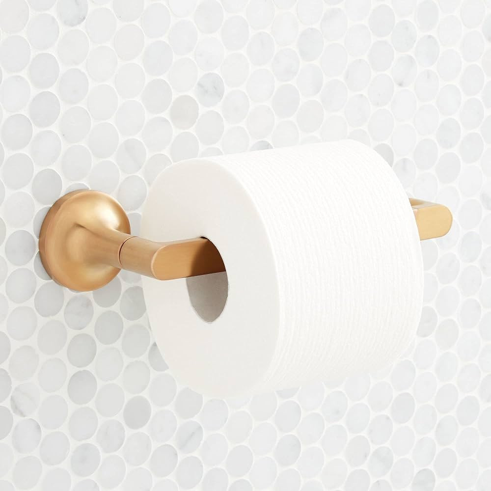 Signature Hardware 466403 Lentz Wall Mounted Pivoting Toilet Paper Holder | Amazon (US)