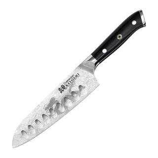KIYOSHI 6.5 in. Steel Full Tang Santoku Knife | The Home Depot