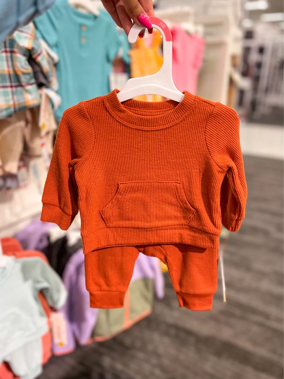Baby 2pc Cozy Thermal Kangaroo Top … curated on LTK