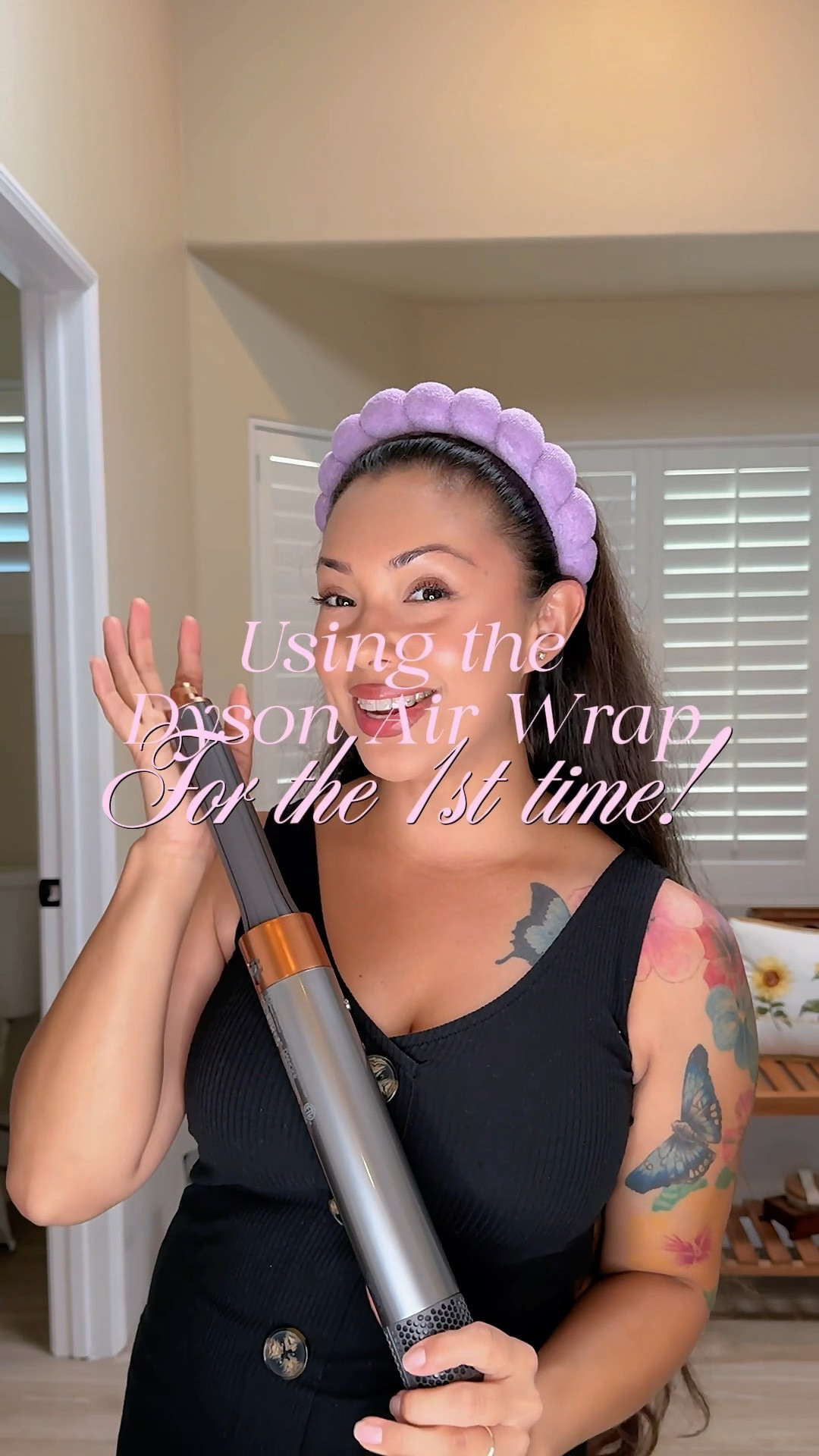 Effortless Curls! ✨
Curly hair achieved Super fast & easy, with #DysonAirWrap

#dyson #dysonairwraptutorial #longhair  #curlyhair #blackdress #headbands

#LTKBeauty