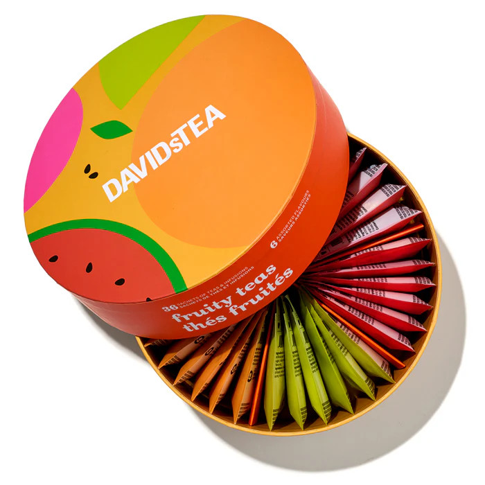 Fruity Teas Sachet Tea Wheel | DAVIDsTEA