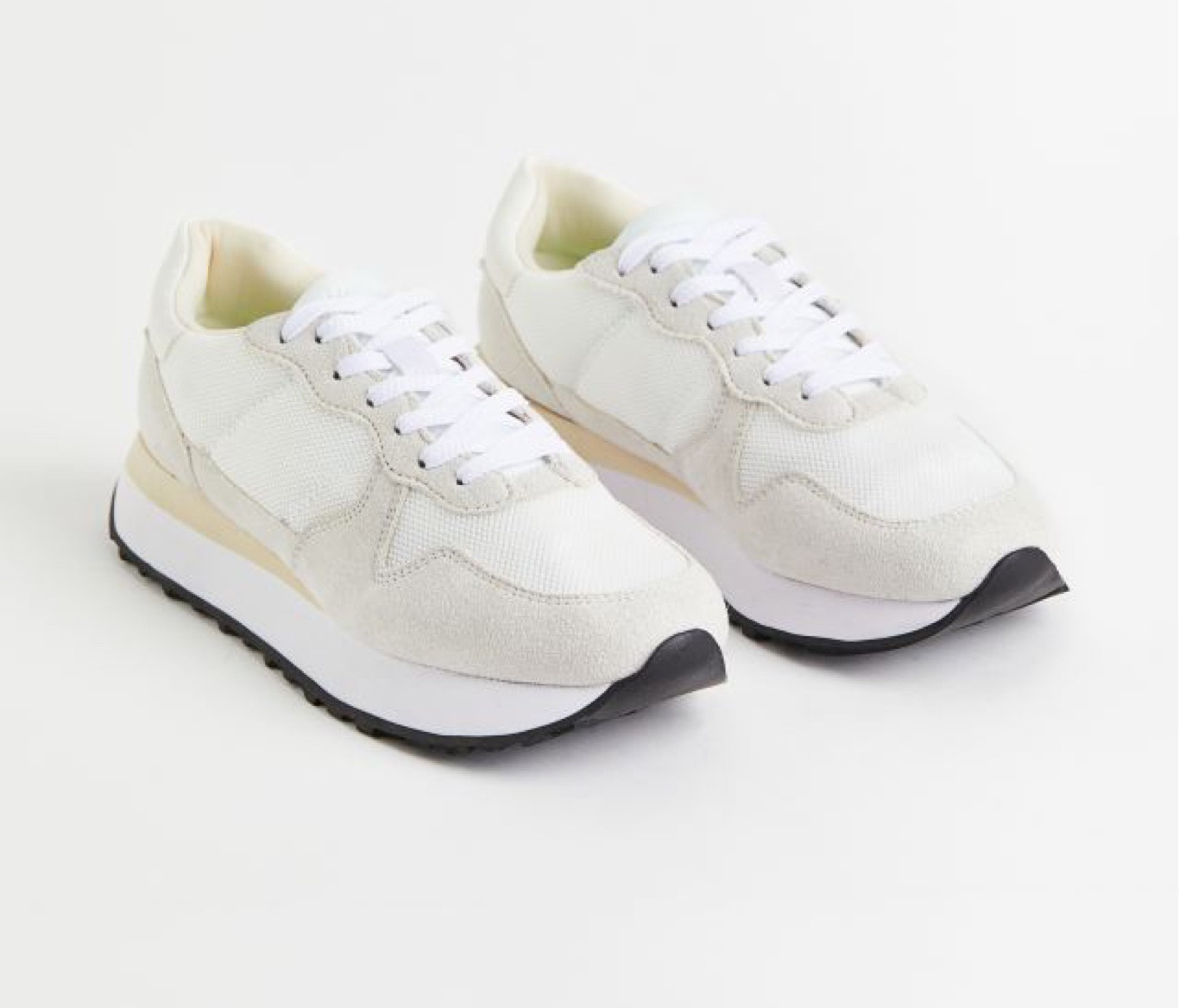 H&M Neutral Sneakers - Stone & White

#LTKshoecrush #LTKU