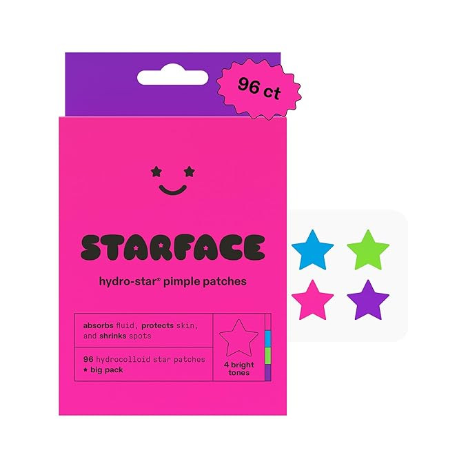 Starface Hydro-Star Party Pack Pimple Patches BIG PACK, Hydrocolloid, Clinically Proven Spot Shri... | Amazon (US)