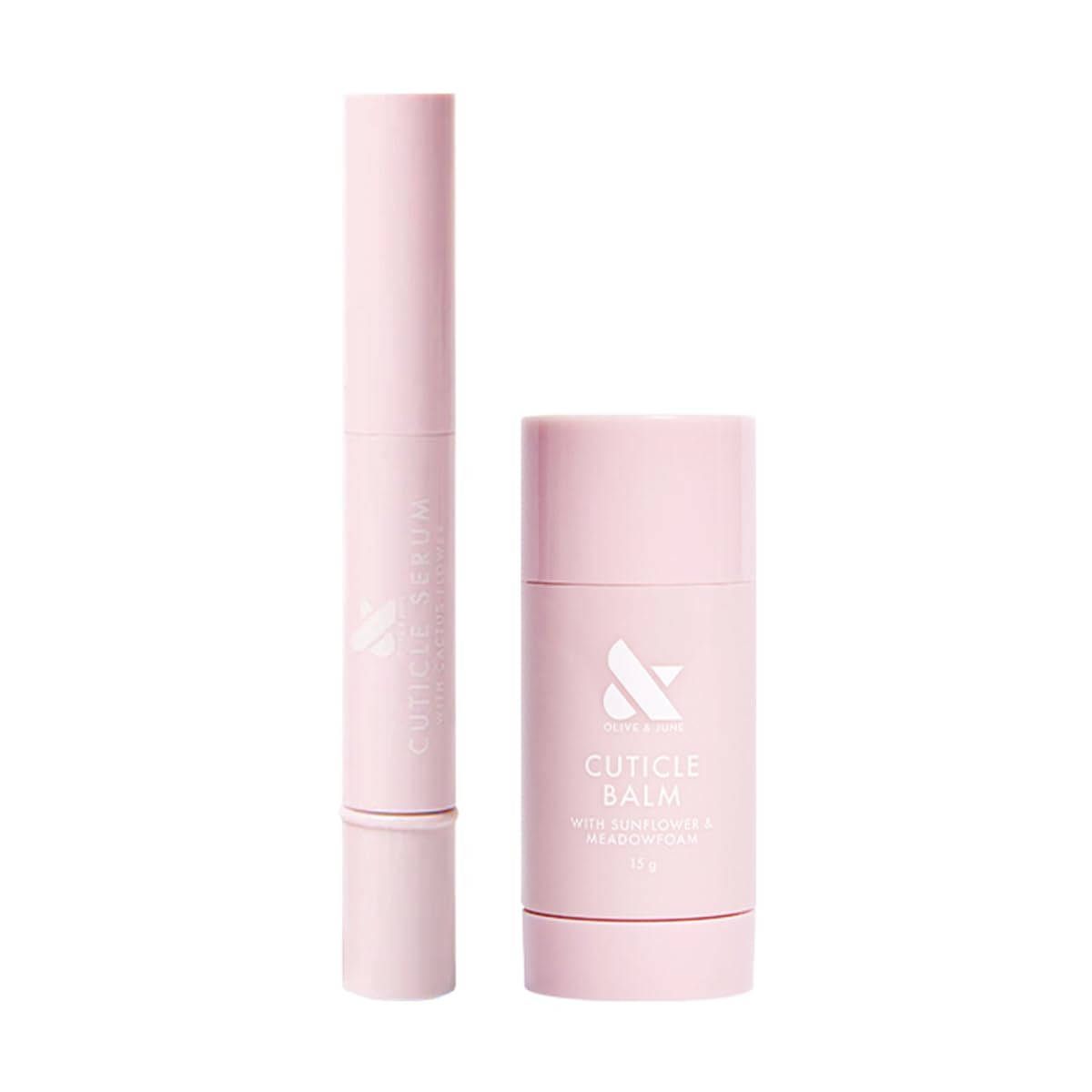 Olive & June Cuticle Hydration Set | Mini Cuticle Serum + Nourishing Balm | Hyaluronic Acid + Mea... | Amazon (US)