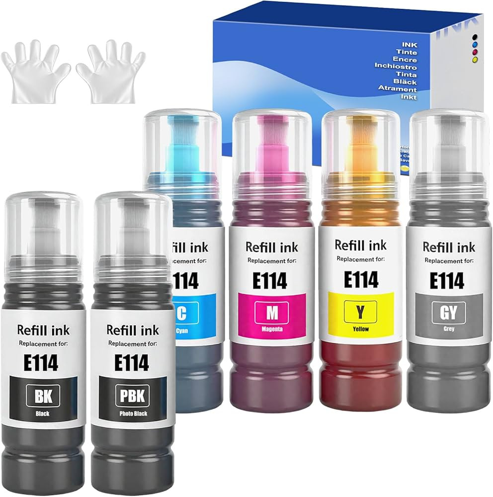 114 Tinte Kompatibel mit Epson 114 Tintenpatronen Nachfülltinte Multipack, für EP ET-8500 ET-85... | Amazon (DE)