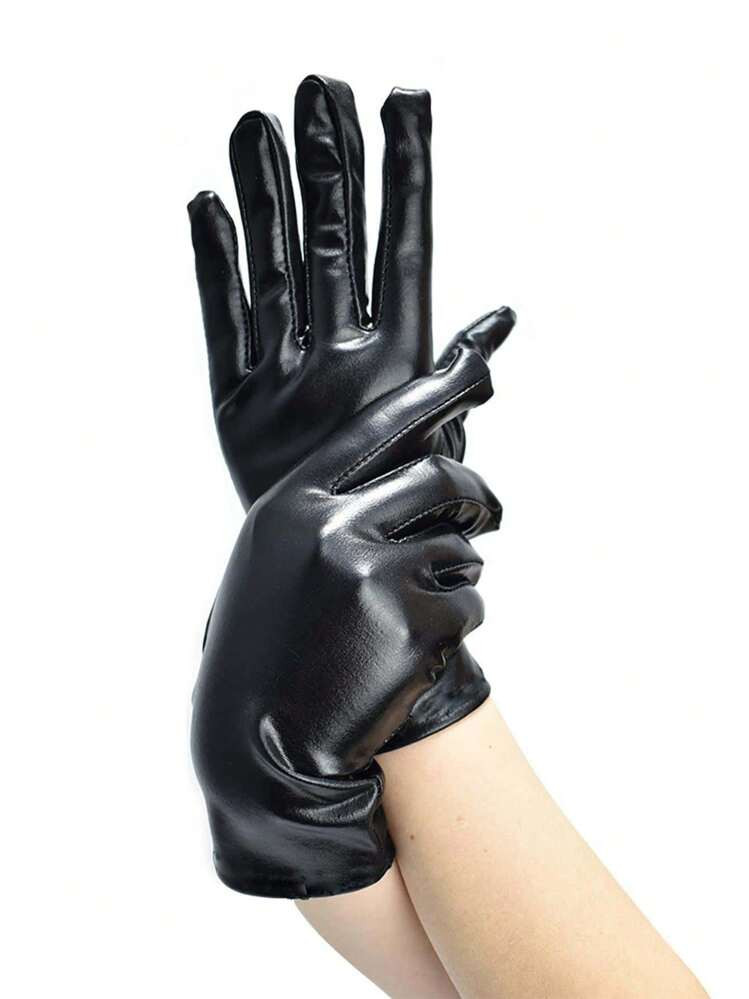 TrendsUnisex Stitching Detail Fashionable Full Finger Gloves For Party | SHEIN
