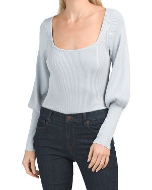 Juniors Square Neck Sweater Bodysuit | Juniors | Marshalls | Marshalls