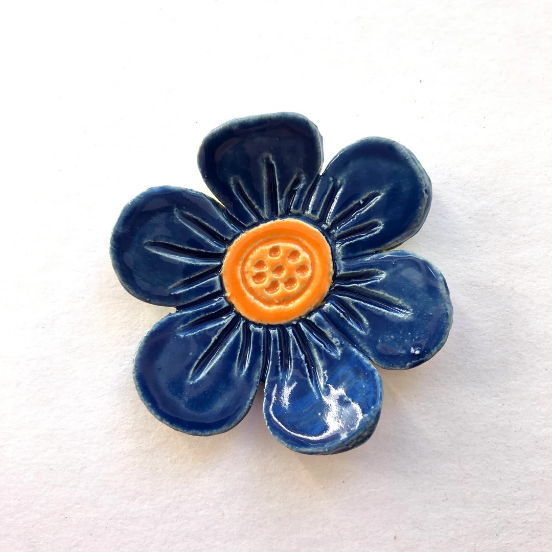 Ceramic Tile for Mosaics/Craft Projects/Handmade/Flower | Etsy (US)