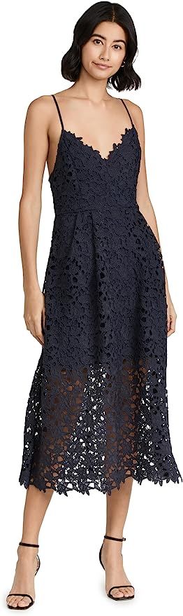 ASTR the label Women's Sleeveless Lace Fit & Flare Midi Dress | Amazon (US)