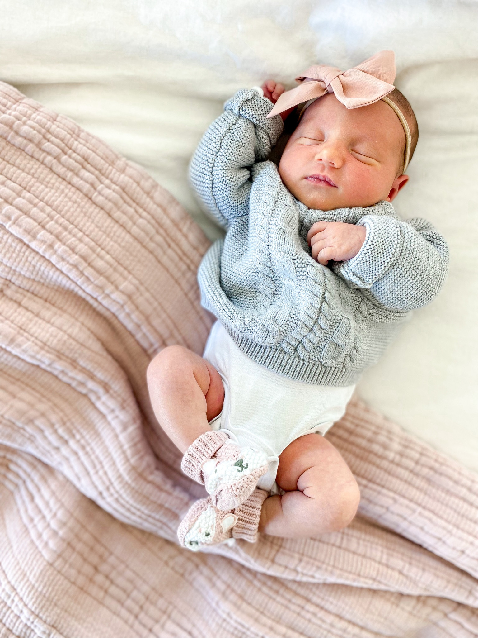 2 weeks with our sweet Eleanor 🤍

Behind these cute baby photos is a lot of not so cute stuff too … it’s incredible what our bodies are capable of, but it takes time to recover from labor & delivery. As moms, we try to do it all & go, go, go, but our bodies need rest & attention just as much as these precious newborns. This is something I struggle with & constantly have to be reminded of. If you’re in the midst of postpartum, don’t forget to take care of yourself too!

I’m forever grateful for my husband, friends, family, & this amazing community we’ve joined. I’ve never felt more supported than I do now & it sure makes all the difference. Just a reminder not to forget about our moms! 

#newborn #newbornoutfit #onesie #newbornsweater #newbornknits #newbornknittedslippers #bows #babybow #bowsubscription 

#LTKbaby #LTKfamily #LTKstyletip