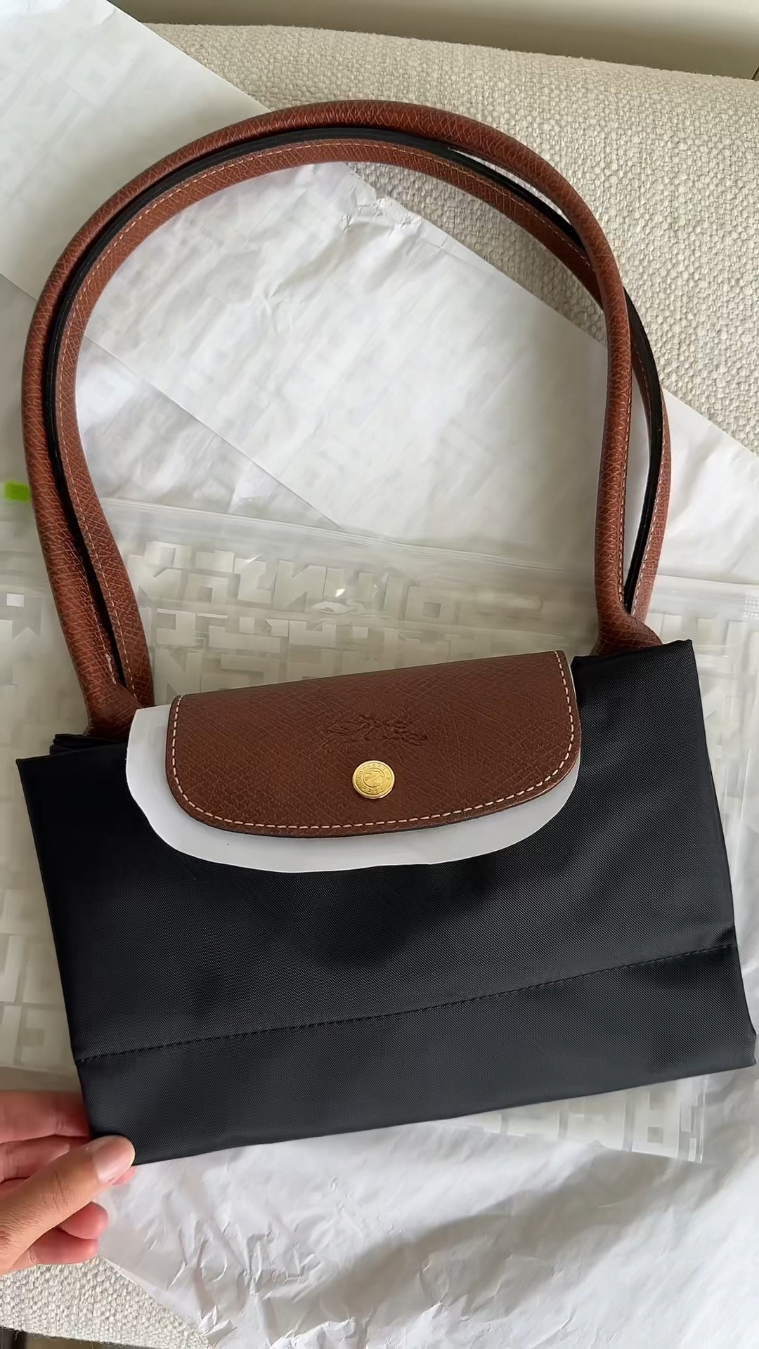 Long champ large tote in the color black! Perfect bag for back to school 🤍 fall tote bag, work tote bag 💼 

#LTKSeasonal #LTKWorkwear #LTKBacktoSchool