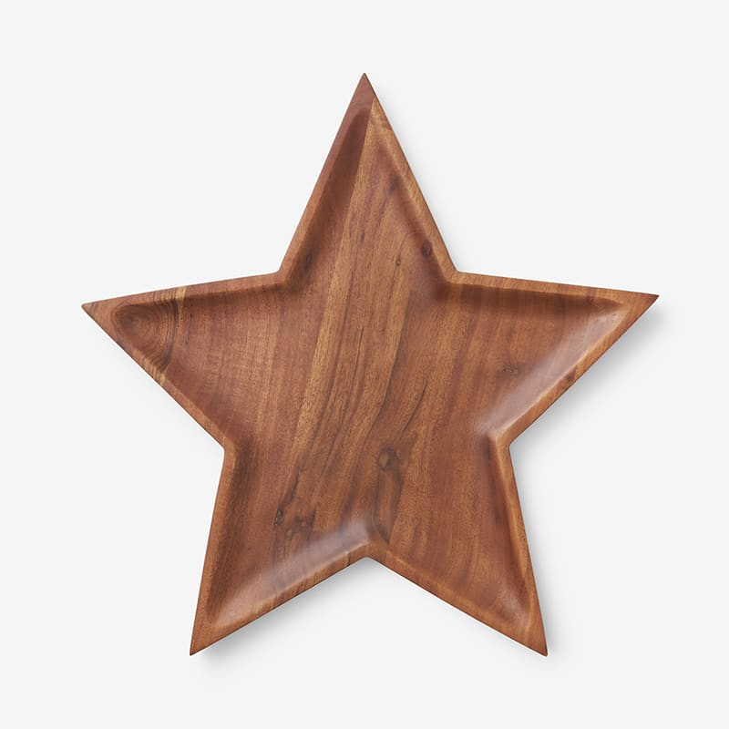 Holiday Carved Wood Platter | The Company Store