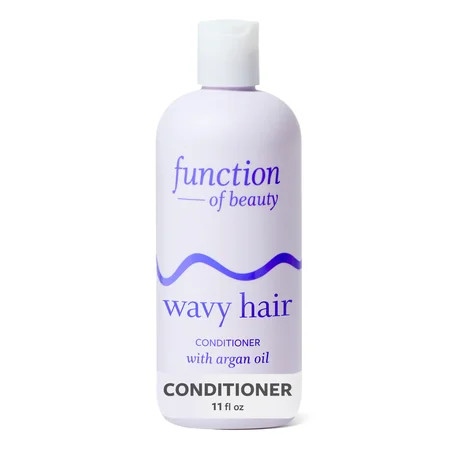 Function of Beauty Custom Wavy Hair Conditioner Base with Argan Oil, 11 fl oz | Walmart (US)