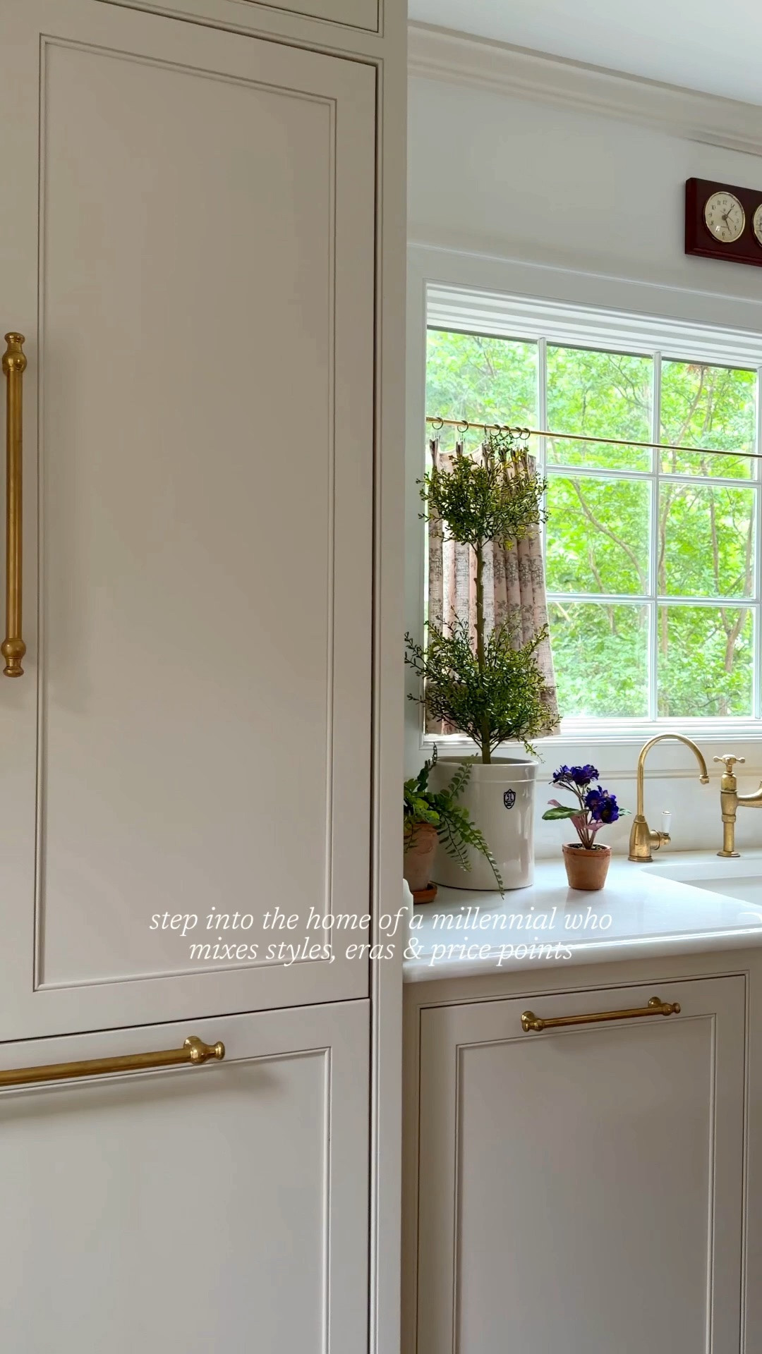 I truly believe the most beautiful homes aren’t built by sticking to one style, one store, or one price point.

Our home has investment pieces that I’ll hopefully pass down one day, vintage treasures with stories to tell, Facebook Marketplace finds, big-box favorites, and little details collected over time. To me, that’s what makes a home feel layered, lived in, and unmistakably yours.

As millennials, I think we’re redefining what “designer” looks like. It’s less about perfection or matching every finish and more about creating spaces that evolve with your life, reflect your story, and feel collected instead of copied.

So if you’ve ever wondered whether that antique works with your new sofa, or if a Target lamp belongs next to custom cabinetry… my answer is almost always yes.

Welcome to our home, I hope you stick around. 🤍

Comment SHOP if you’d like links to anything you see.