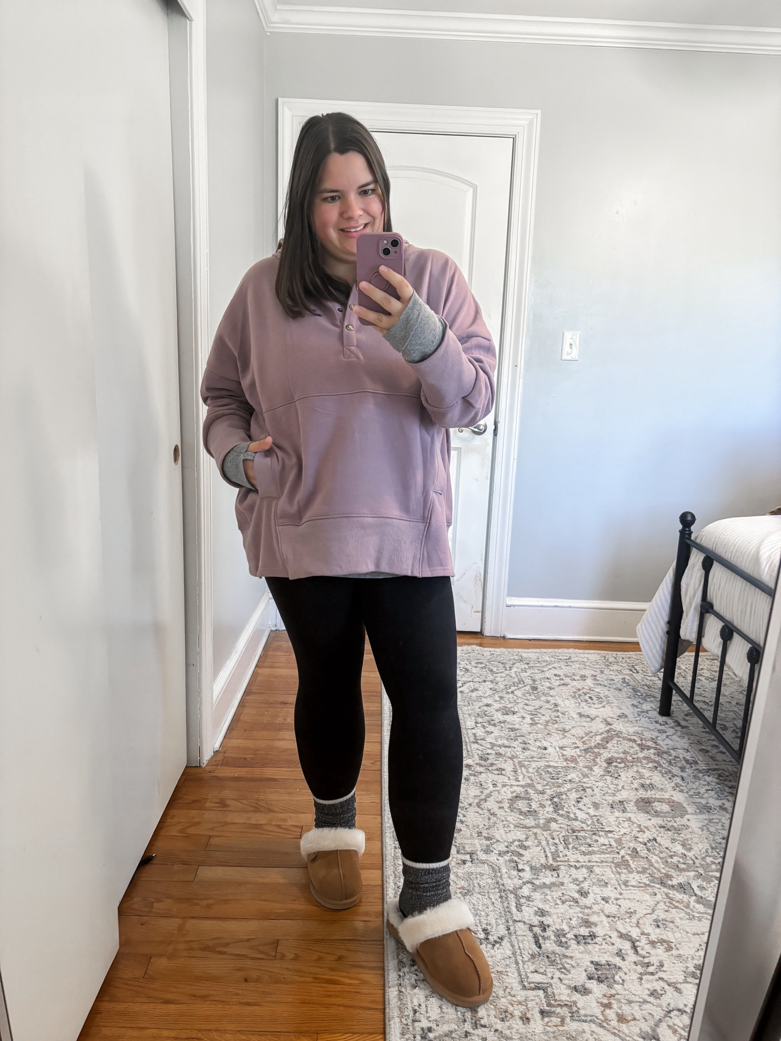 Bundled up for a very cold Wednesday. My sweatshirt is from Amazon and under $40. 

Leggings size 14
Sweatshirt XXL
Top size 20 

#LTKplussize #LTKfindsunder50
