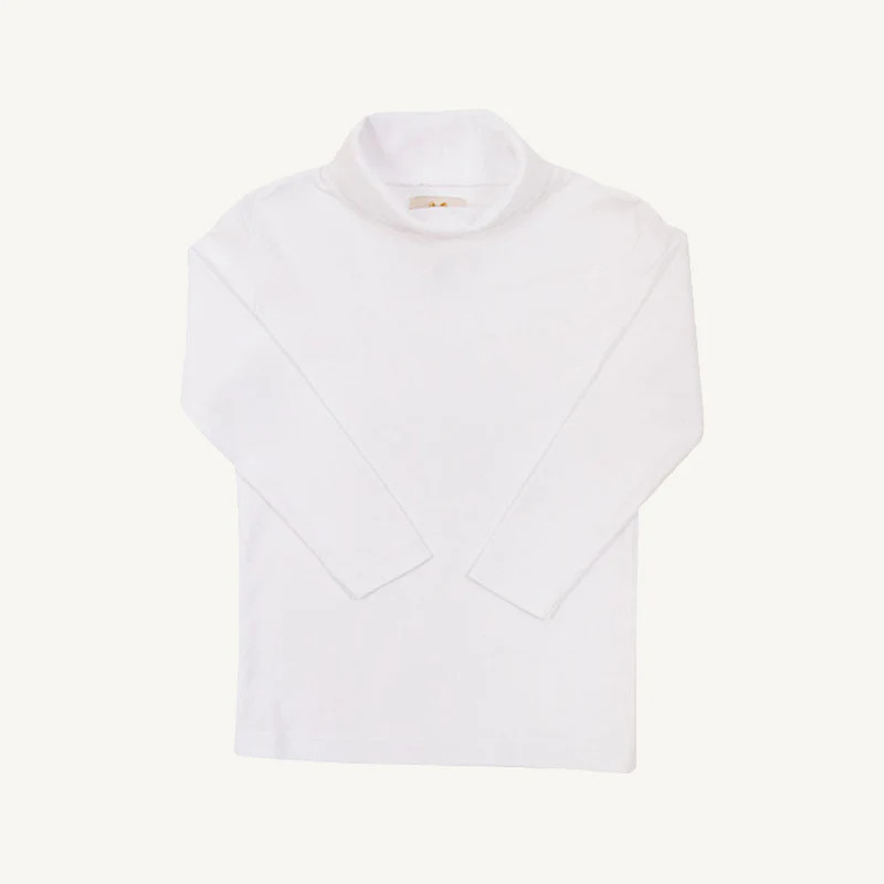 Tatum's Turtleneck (Unisex) - Worth Avenue White | The Beaufort Bonnet Company