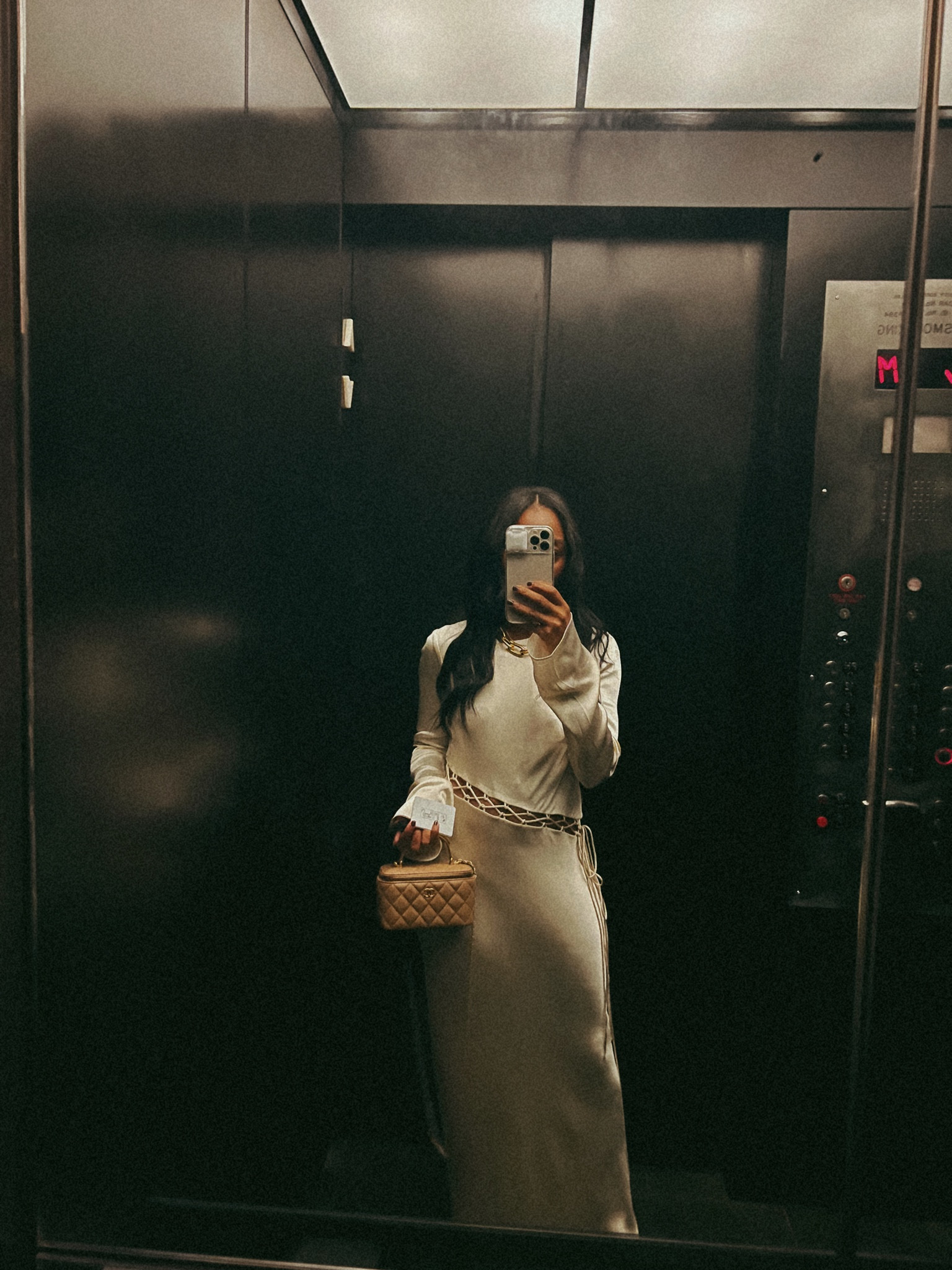 Cream satin cutout maxi dress - could be perfect for bride wedding events or any formal occasion or party 

#LTKparties #LTKwedding #LTKstyletip