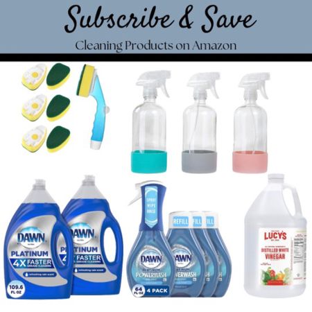 Cleaning products great for Subscribe & Save on Amazon 🫧🧼🧺🧹

#LTKfindsunder50 #LTKSale #LTKhome