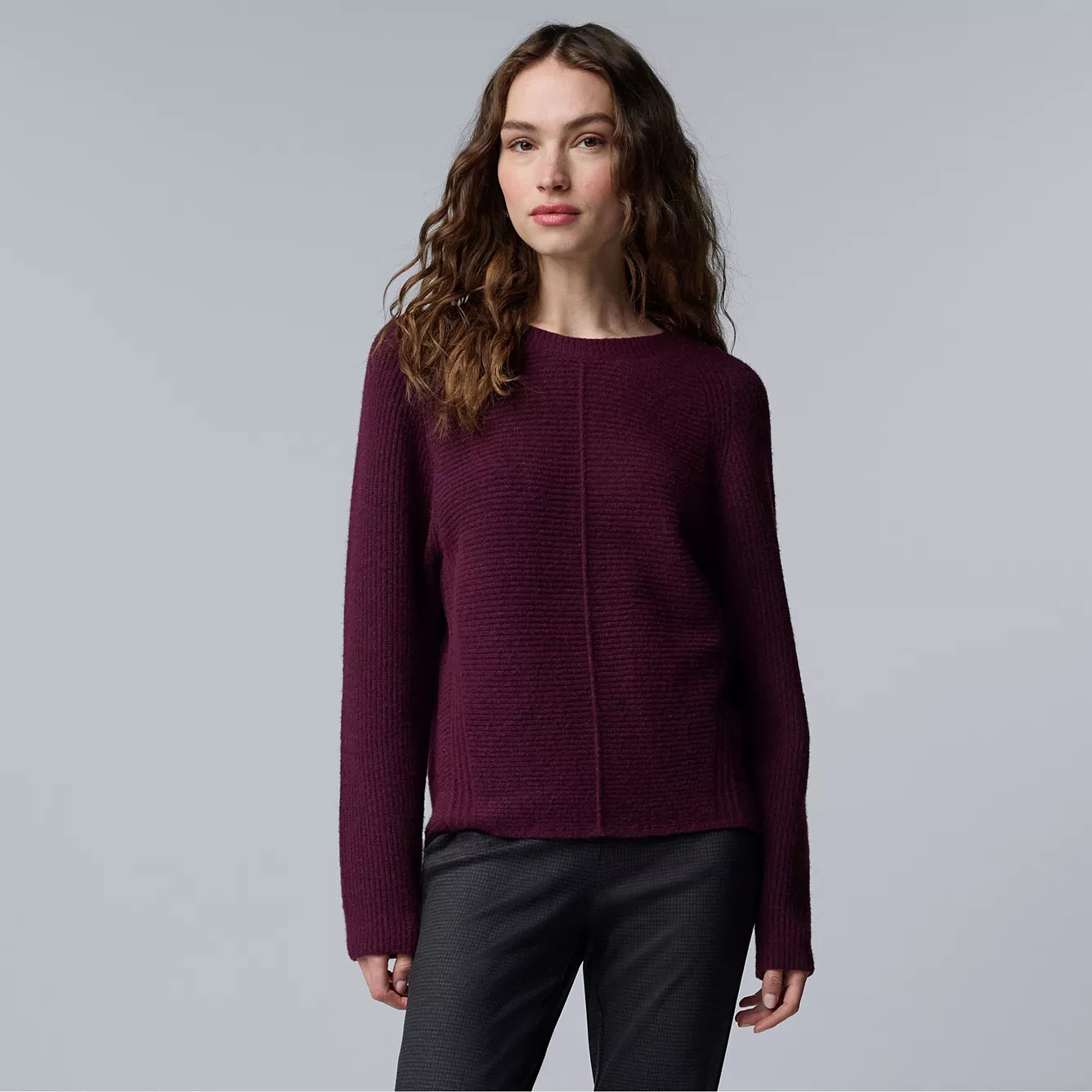 Women's Simply Vera Vera Wang Crewneck Pullover Sweater | Kohl's