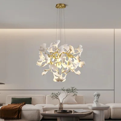 10-Light Dimmable LED Ceramic Chandelier | Wayfair North America