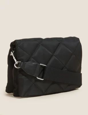 Quilted Messenger Bag | M&S Collection | M&S | Marks & Spencer (UK)