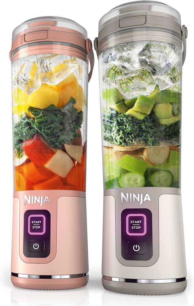 Ninja BC155PS Blast Two-Pack Portable Blender, Cordless, 18oz. Vessel, Personal Blender-for Shake... | Amazon (US)