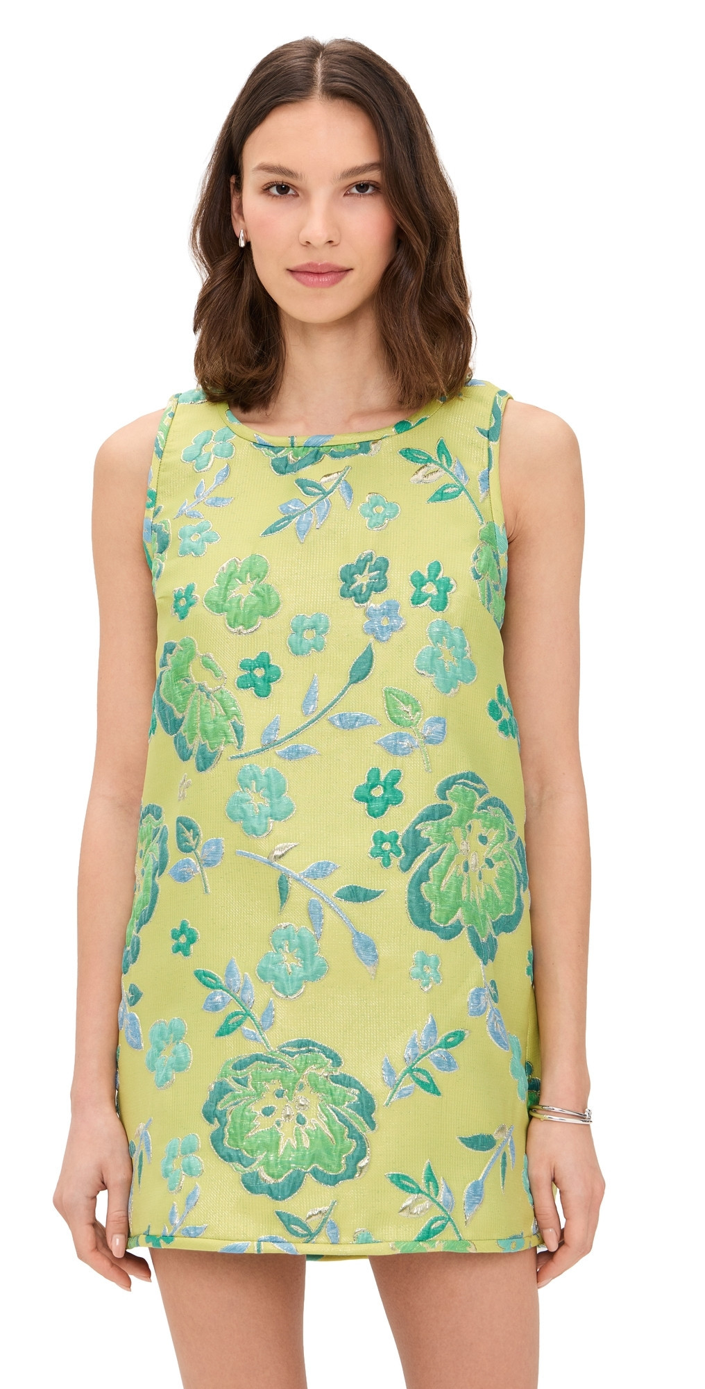 Arianne Elmy Swing Swing Tank Dress Monochrome Lime Green L | Shopbop