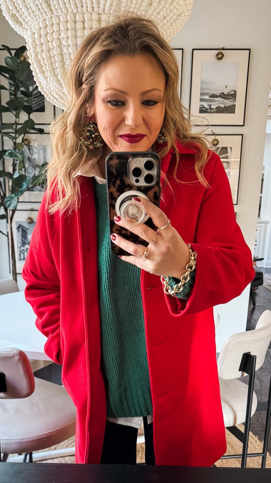 I am definitely in my coat era and my mama always told me that everyone needs a red coat! This one is amazingly affordable and comes in a variety of different colors. winter coat casual outfit sweater fashion jewelry

#LTKOver40 #LTKSeasonal #LTKSaleAlert