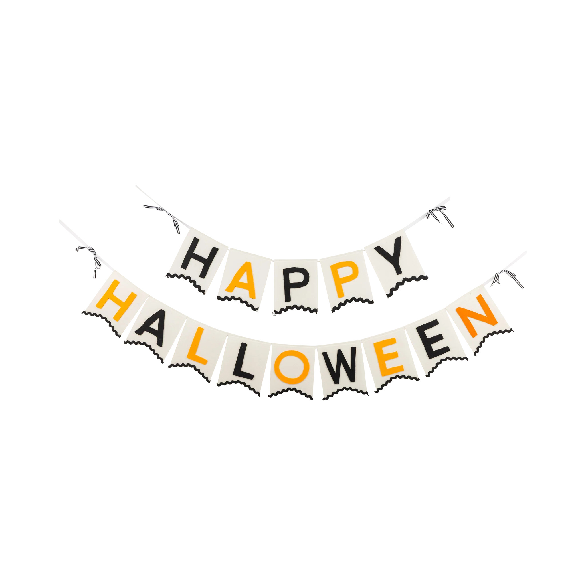 Felt Happy Halloween Banner | My Mind's Eye