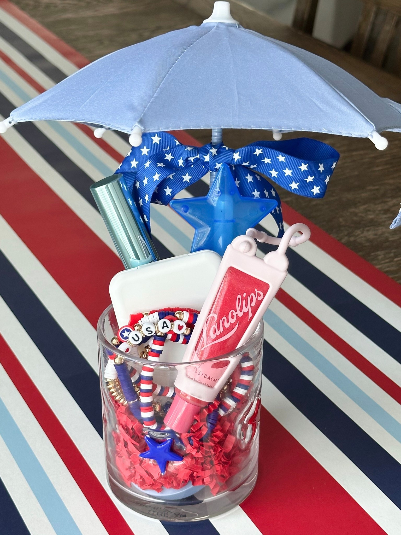Love love these goodies for Summer and for it all in the cutest glass!!! 🇺🇸

#LTKSeasonal