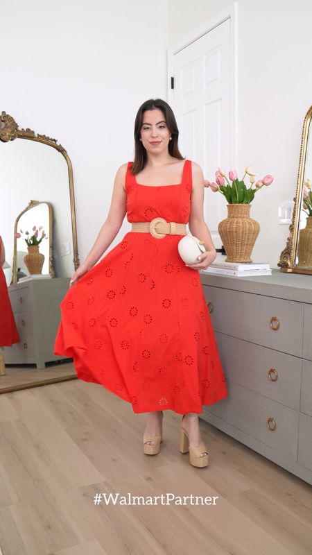 Classy Spring outfits from @walmartfashion! LOVE these finds, including this beautiful red eyelet dress. Wearing size XS / 0 on everything #WalmartPartner #WalmartFashion



#LTKfindsunder100 #LTKstyletip #LTKfindsunder50