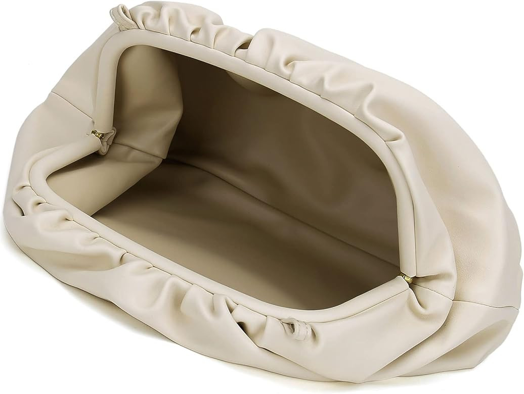 Dumpling Bags Cloud Purse for women Clutch Bag with Soft PU Leather | Amazon (US)