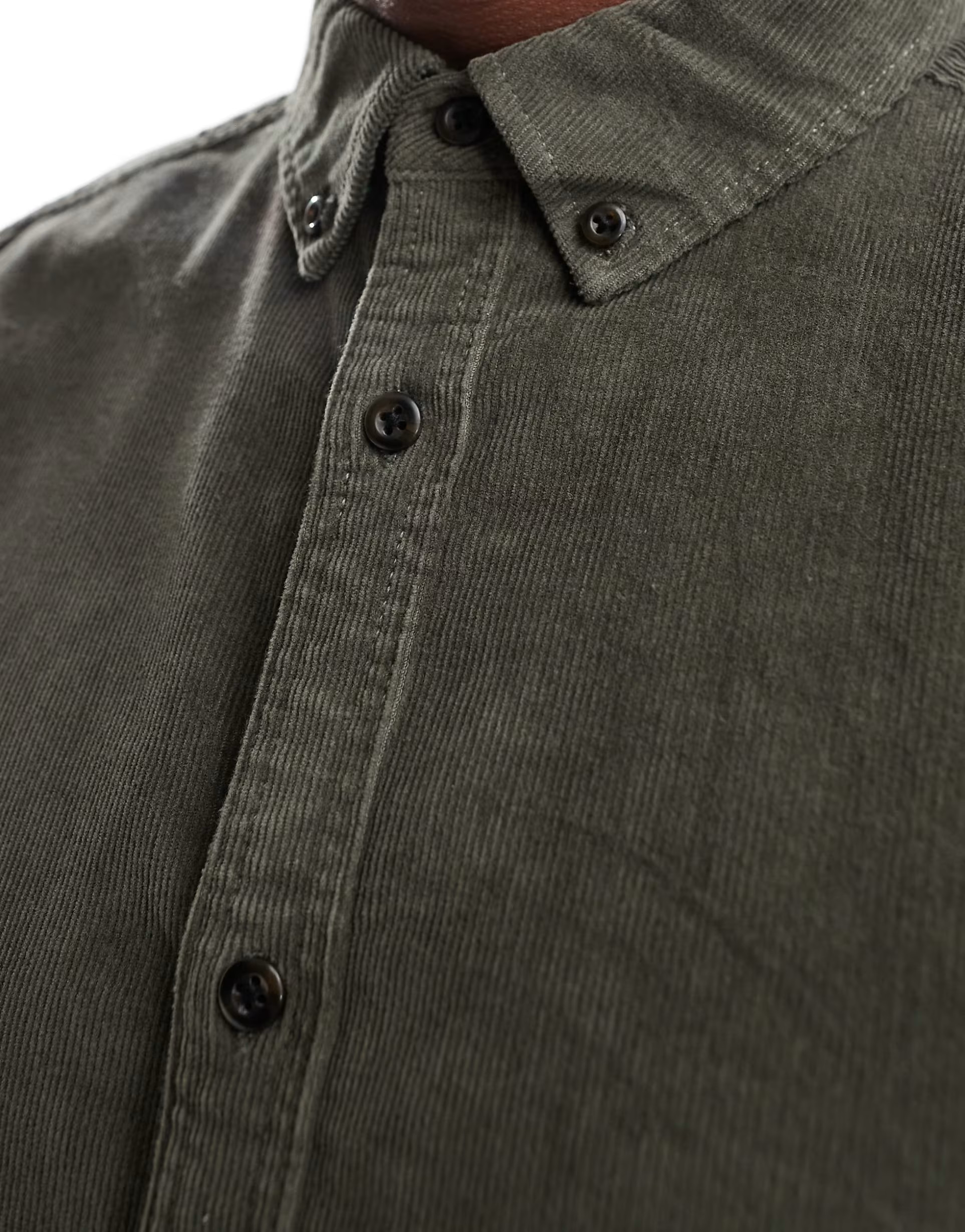 ONLY & SONS cord shirt in charcoal | ASOS (Global)