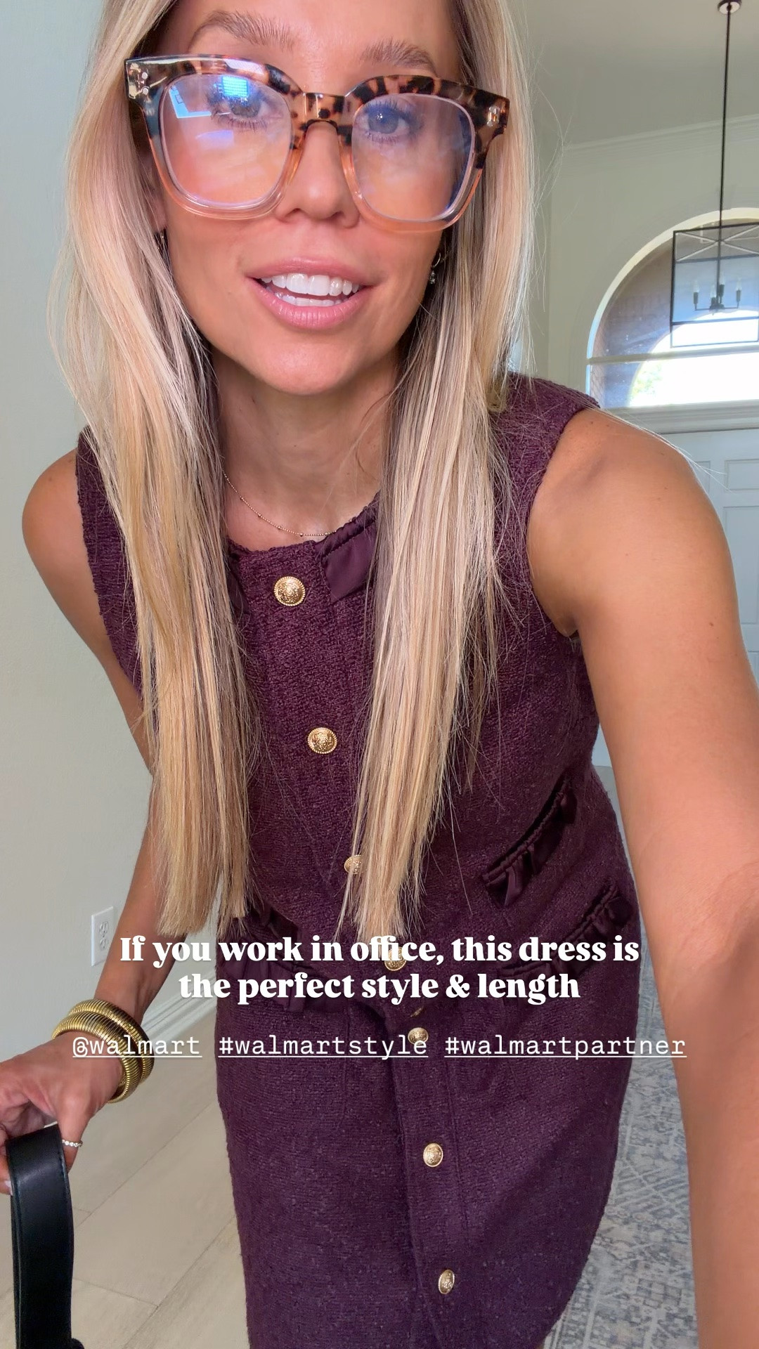 @Walmart #walmartpartner #walmartstyle 

If you need a cute workwear dress, this thicker tank dress looks professional & classy. I paired it with a designer look for less purse & mini ankle boots. These boots are a staple in my closet for Fall. 

Wearing size s / my tts 
5’5” | 120 ish lbs | size 4/27