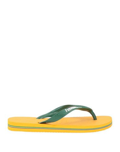 Havaianas Woman Thong sandal Yellow Size 6 Rubber | YOOX (US)
