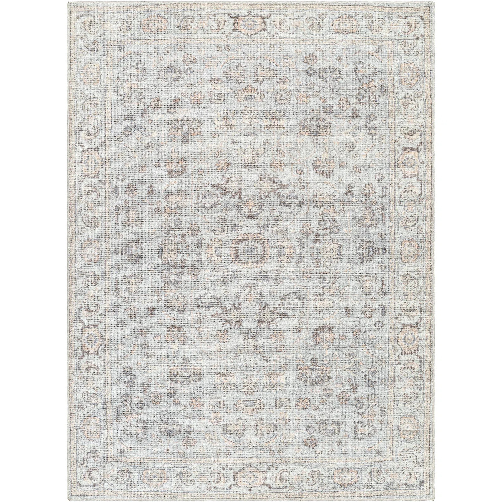Our PNW Home x Livabliss Olympic Blue Traditional Area Rug | Wayfair North America