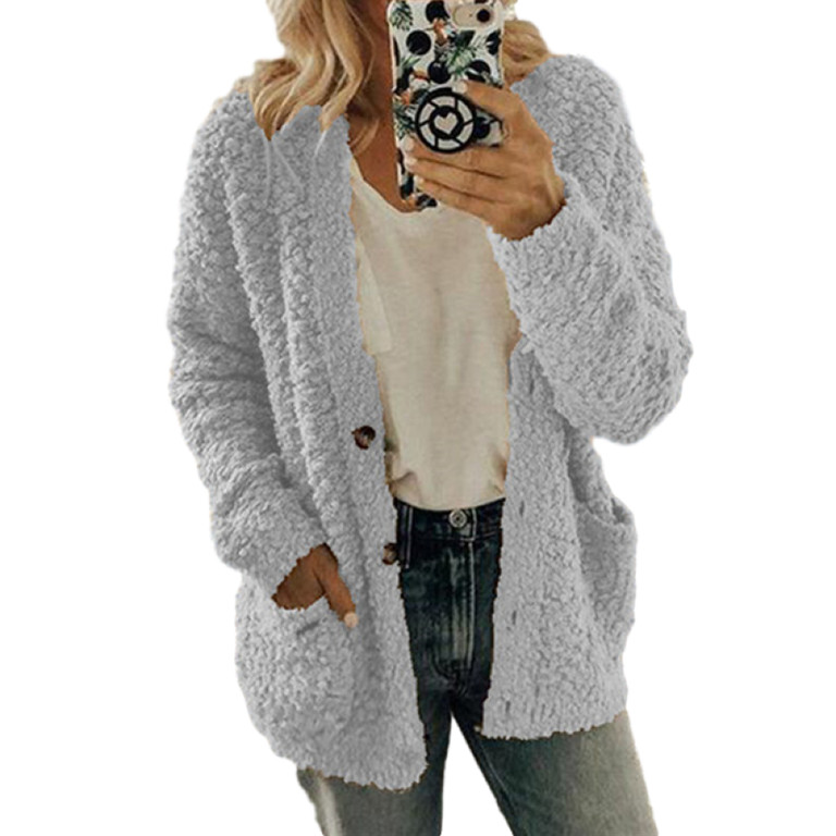 NGMQ Fall Autumn Casual Buttons Cardigans With Pocket Women Knit Sweater | Walmart (US)