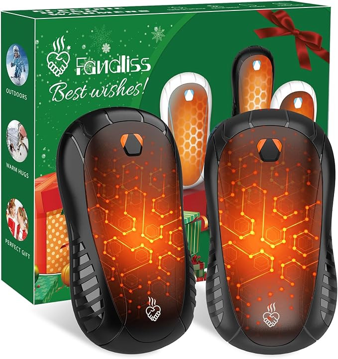 Hand Warmers Rechargeable 2 Pack, 2024 Upgraded Electric Portable Hand Warmers 6000mAh Electric P... | Amazon (US)
