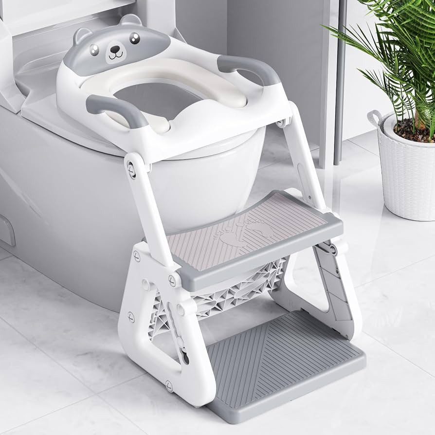 Orzbow 2-IN-1 Potty Training Toilet Seat with Step Stool for Toddler, Stability Training Potty Se... | Amazon (US)