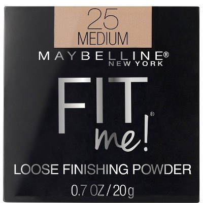 Maybelline Fit Me Loose Powder - 25 Medium - 0.7oz: Paraben-Free, Matte Finish, Suitable for Normal to Oily Skin | Target