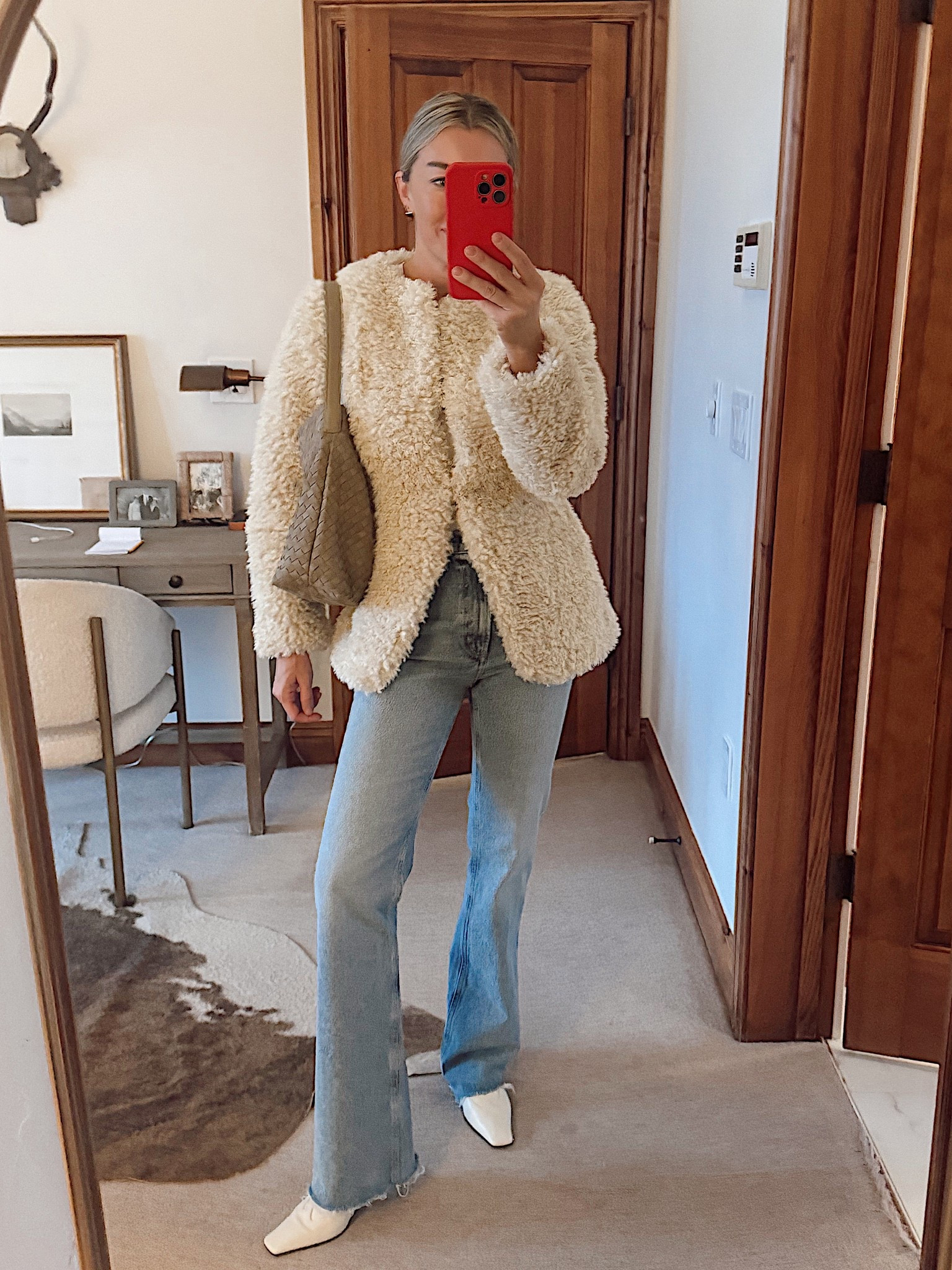 Today’s outfit, new jacket in from Nordstrom I went with xs 
My jeans are on major sale!

#LTKootd #LTKOver40 #LTKHoliday