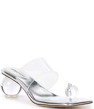 Latus Ball Clear Vinyl Sandals | Dillard's