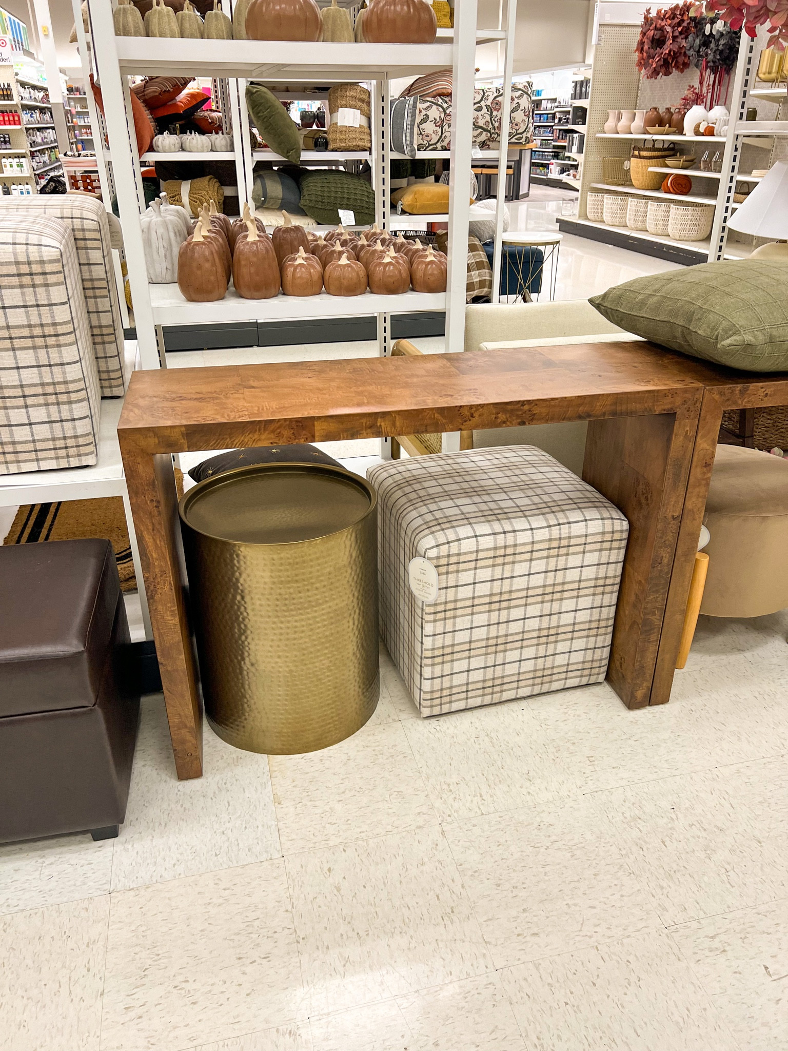 Target Home! If you’ve been looking for a new accent piece to warm up your space or cozy up a corner for the new season - now is a great time to find some lovely textures and rich colors. A console table personalized with your own decor or a new throw pillow can bring so much warmth to a space! 

Target home, living room, interior design 

#LTKSeasonal #LTKhome #LTKstyletip