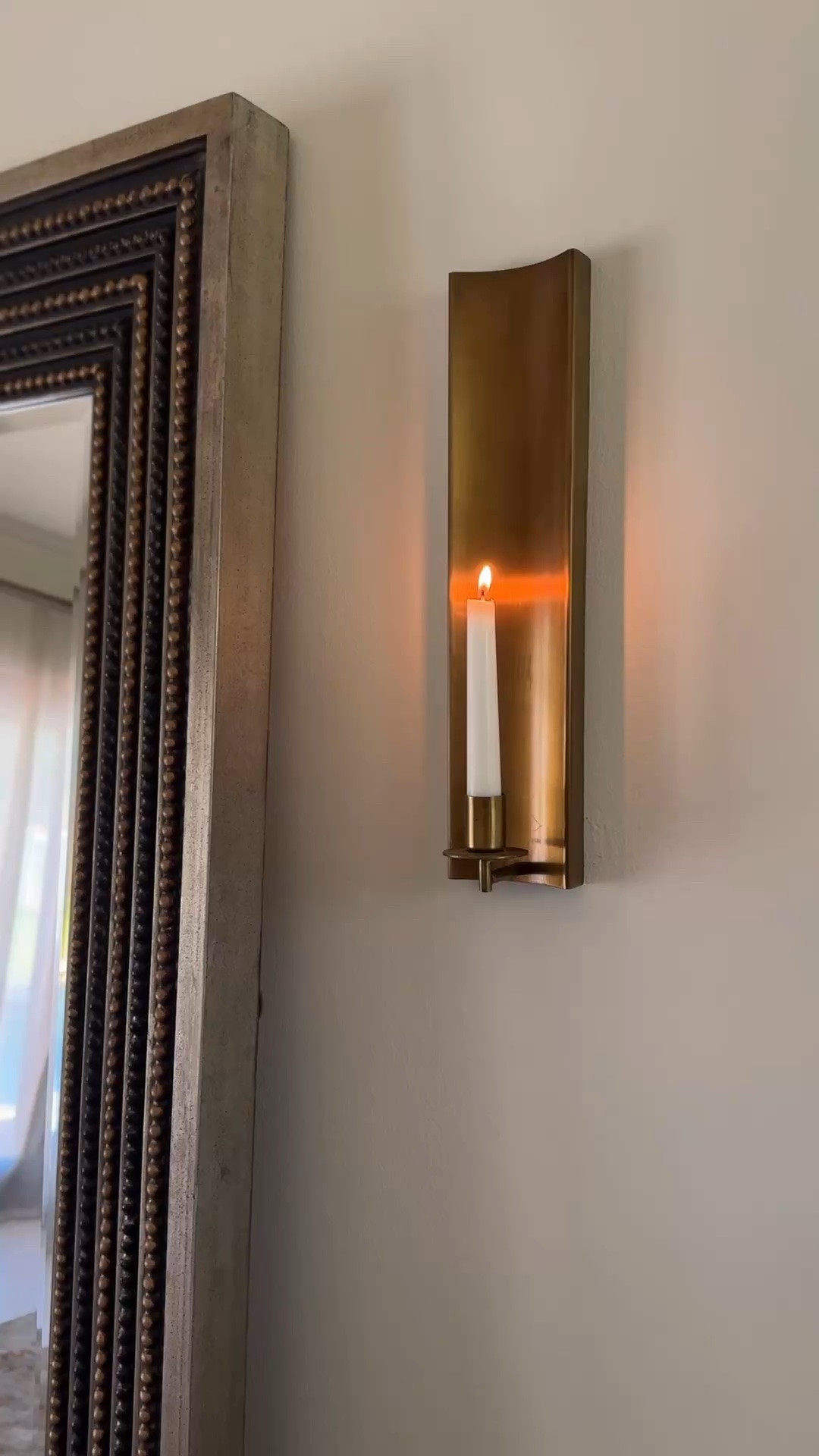 Timeless gold wall candle sconces that work beautifully in an entryway, bedroom, dining room or living space.

#LTKHome
