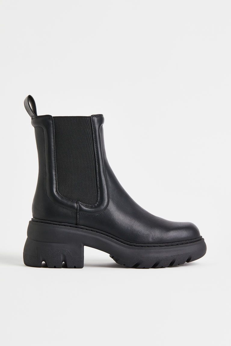 H & M - Chunky Chelsea boots - Black | H&M (UK, MY, IN, SG, PH, TW, HK)