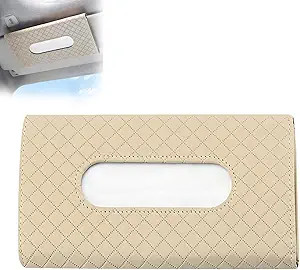 Car Tissue Holder with Ultra Soft Lotion Facial Tissues - Slim Visor Mount for Cars/Trucks/SUVs, ... | Amazon (US)
