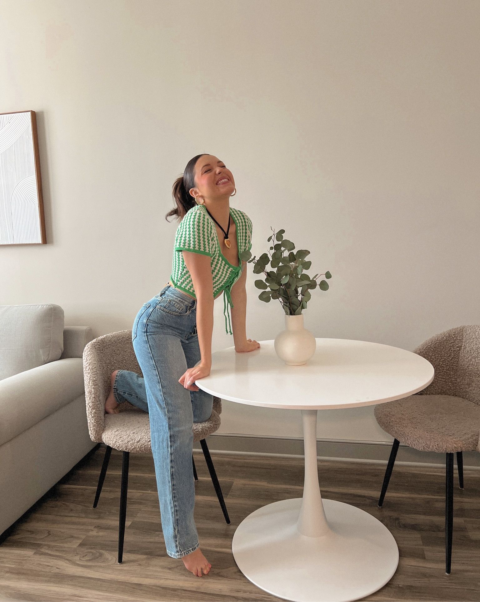 Perfect spring essentials! These jeans are SO perfect and flattering! 

Aesthetic home, minimal home, small kitchen table, dad jeans, baggy denim, spring outfits 

#LTKstyletip #LTKhome #LTKunder100